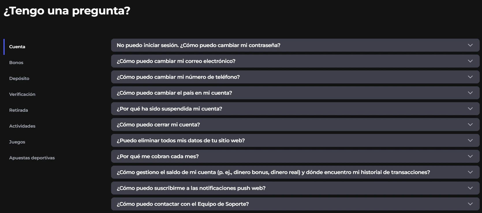 Winaura Casino atención al cliente y chat en vivo